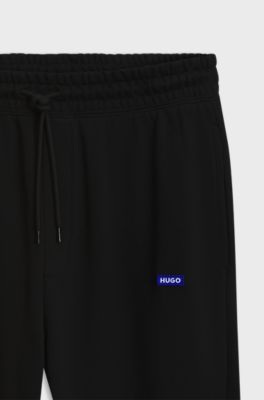 Cotton tracksuit bottoms, Black