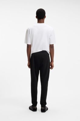 Cotton tracksuit bottoms, Black