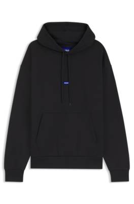 Cotton-terry hoodie with logo badge 4