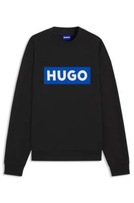 Cotton-terry sweatshirt with logo print 1