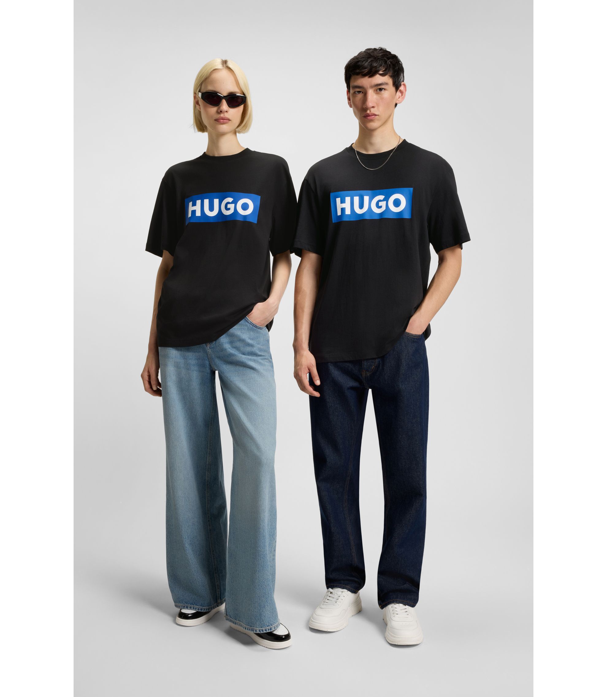 T-Shirt aus Baumwoll-Jersey mit Logo-Print