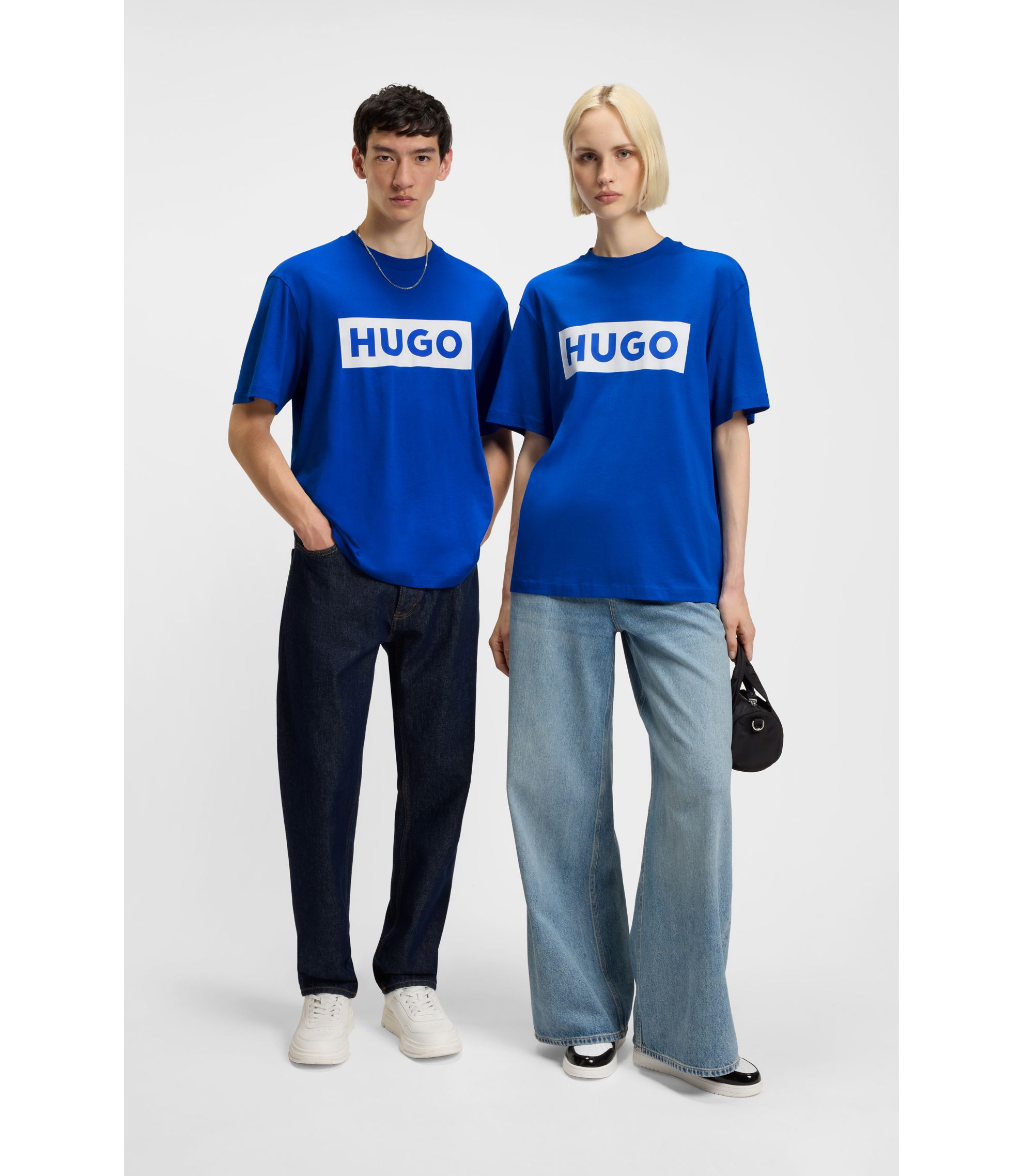 T-Shirt aus Baumwoll-Jersey mit Logo-Print