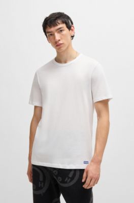 boss plain white t shirt