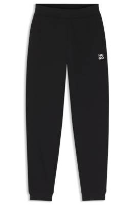 Hugo Cotton-terry tracksuit bottoms with embroidered logo mjukisbyxor dam – bild 4