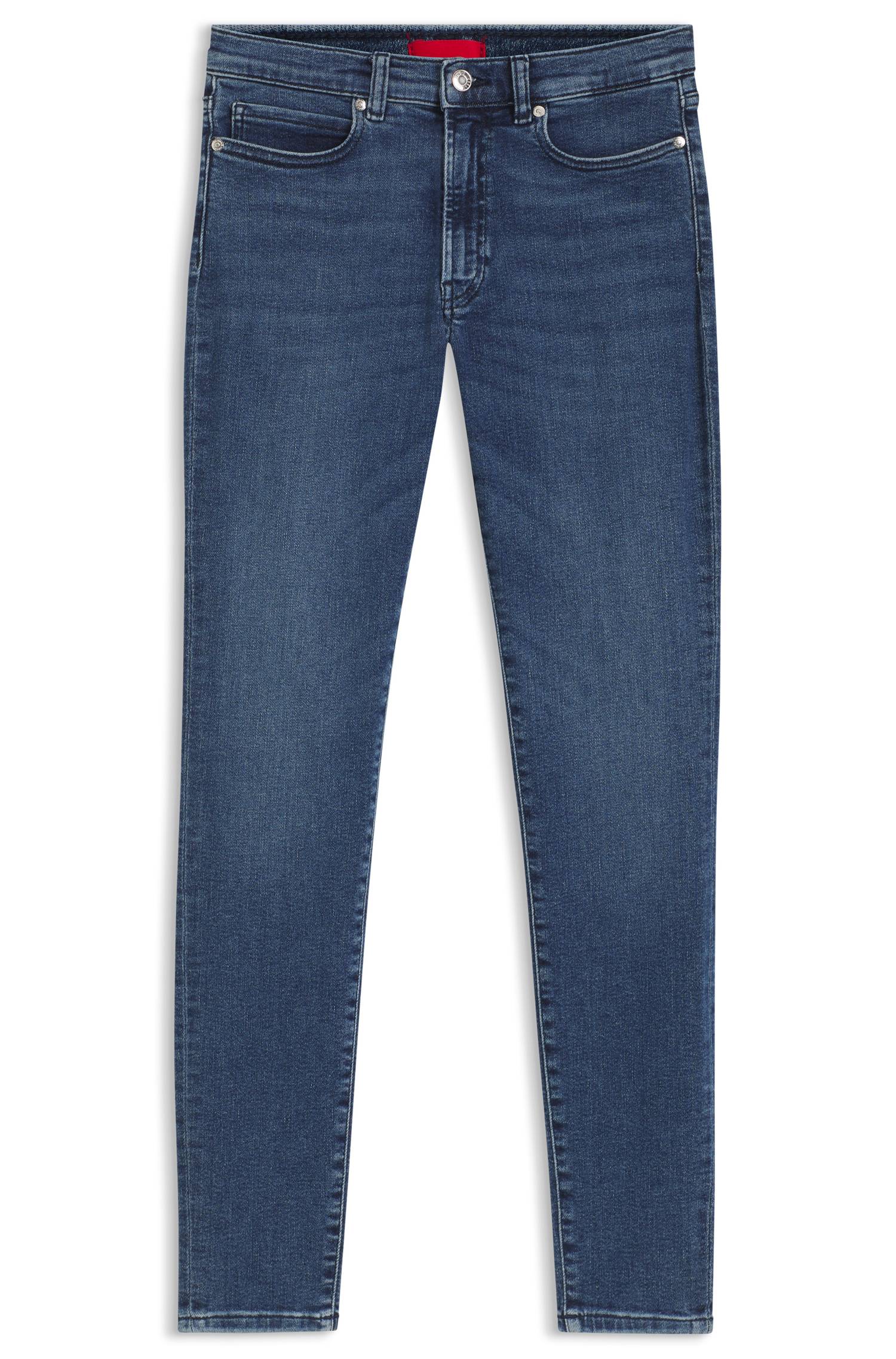 Hugo Skinny-fit jeans in blue stretch denim dam – bild 4
