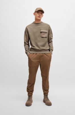Boss Homme Sweat à Capuche HUGO Relaxed Fit En Molleton Avec Logo Chez Pull Homme Hugo Boss