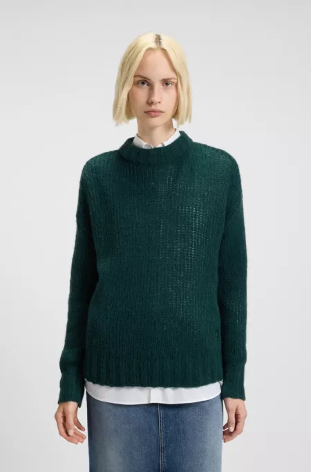 Pull Oversize en laine mélangée