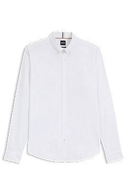 Regular-fit button-down shirt in Oxford cotton