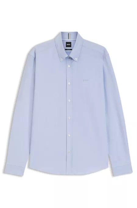 Regular-fit button-down shirt in Oxford cotton