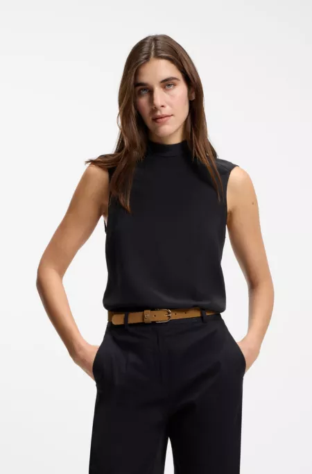 Ceinture en cuir suédé avec monogramme Double B