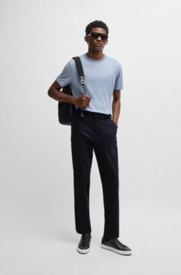 BOSS - テーパードフィット レギュラーライズパンツ ストレッチツイル