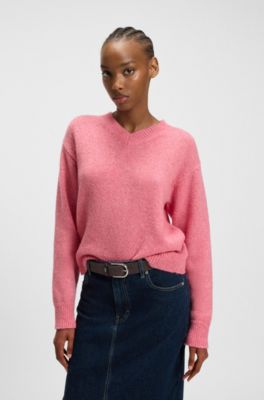 Leather belt with logo-lettering keeper, Dark Brown