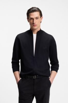 Riem van Italiaans leer met Double B-monogramgesp, Zwart