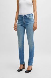 Jean Slim en denim stretch bleu, bleu clair