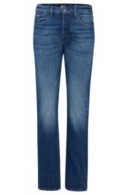 BOSS Blue jeans in comfort-stretch denim Blue