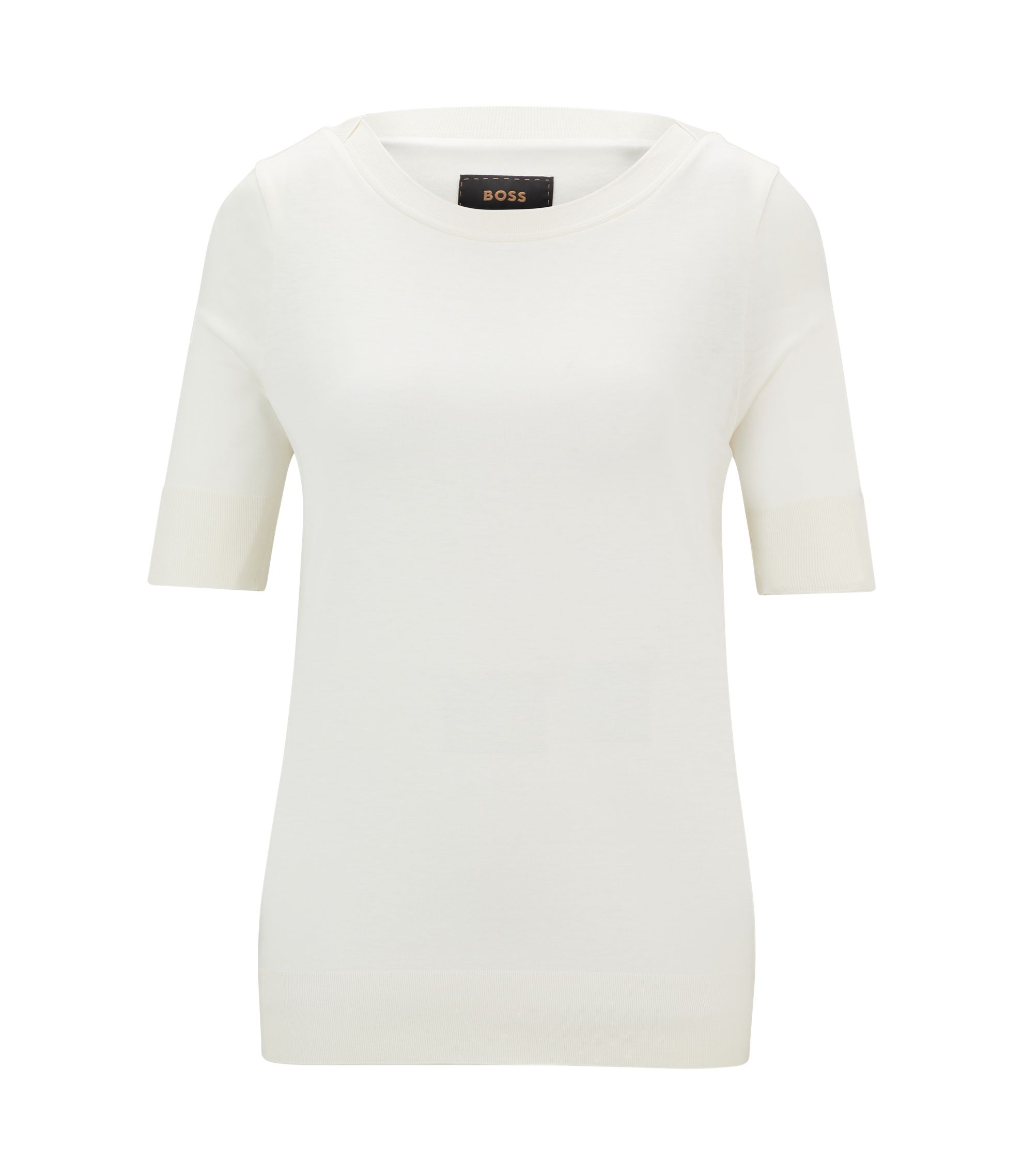 Haut En Soie Blanche Hugo Boss Taille XS - Occasion Très Bon état