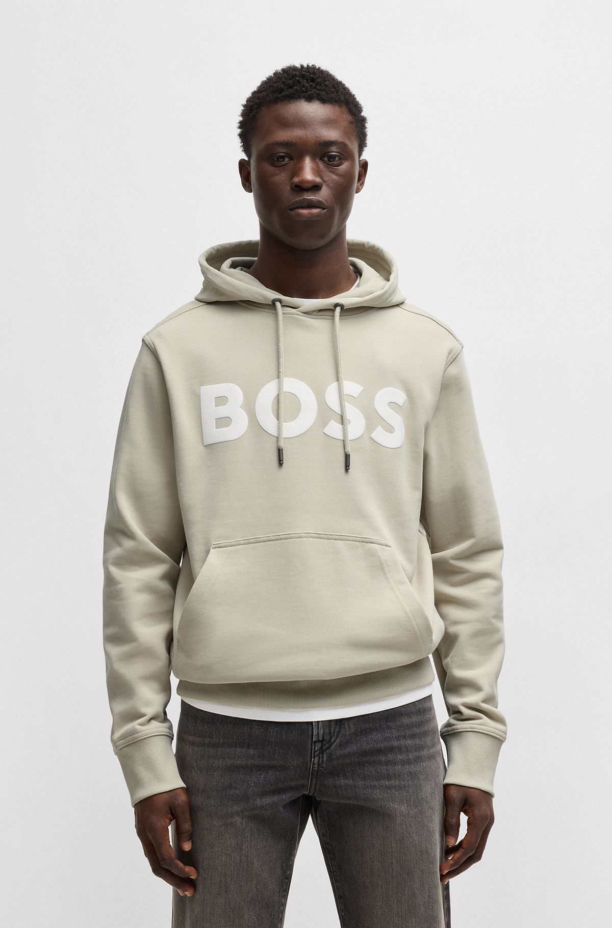 HUGO BOSSベージュMenスウェット HUGO BOSSベージュMenスウェット