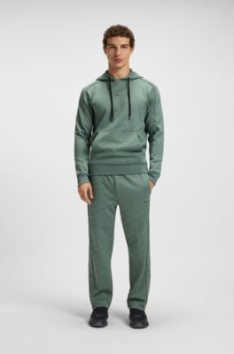 Deportivas TTNM EVO con empeines de punto y detalles de ante, Negro