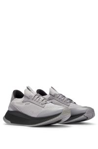 Sneakers TTNM EVO con tomaia in maglia, Grigio scuro