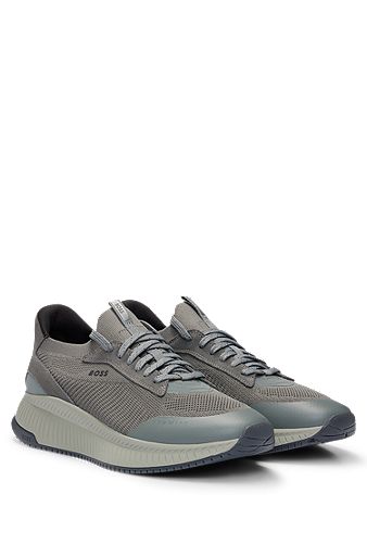 TTNM EVO trainers with knitted uppers, Dark Grey