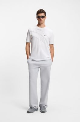 Baskets TTNM EVO avec tige en maille et finitions en cuir su&eacute;d&eacute;, Gris