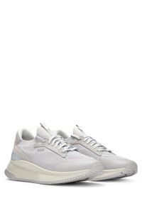 Sneakers TTNM EVO con tomaia in maglia, Grigio chiaro