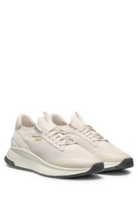 TTNM EVO trainers with knitted uppers, Light Beige