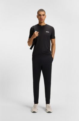 니트 갑피 및 스웨이드 트리밍 TTNM EVO 스니커즈, 라이트 베이지