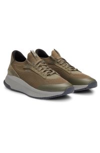 TTNM EVO-sneakers met gebreide bovenzijdes, Donkergroen