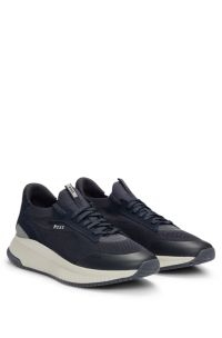 TTNM EVO trainers with knitted uppers, Dark Blue