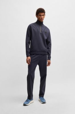 TTNM EVO-sneakers met gebreide bovenzijde en su&egrave;de details, Lichtblauw