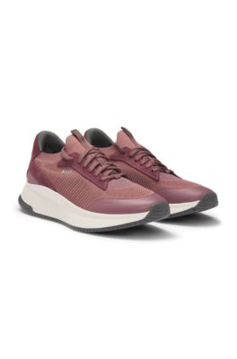 BOSS TTNM EVO スニーカー ニットアッパー BOSS - TTNM EVO スニーカー ニットアッパー - ダークレッド