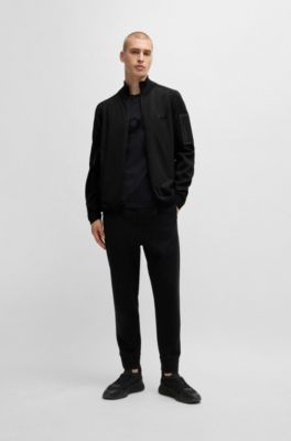 BOSS Knitted jacket with thermoregulating properties