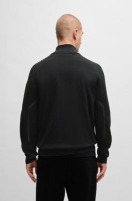 BOSS Knitted jacket with thermoregulating properties