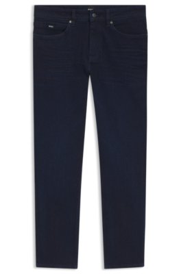 Boss Uomo Blu Scuro Delaware Jeans Slim Fit