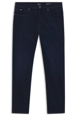 Boss Uomo Blu Scuro Maine Jeans Regular-Fit