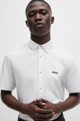 hugo boss white shirt mens