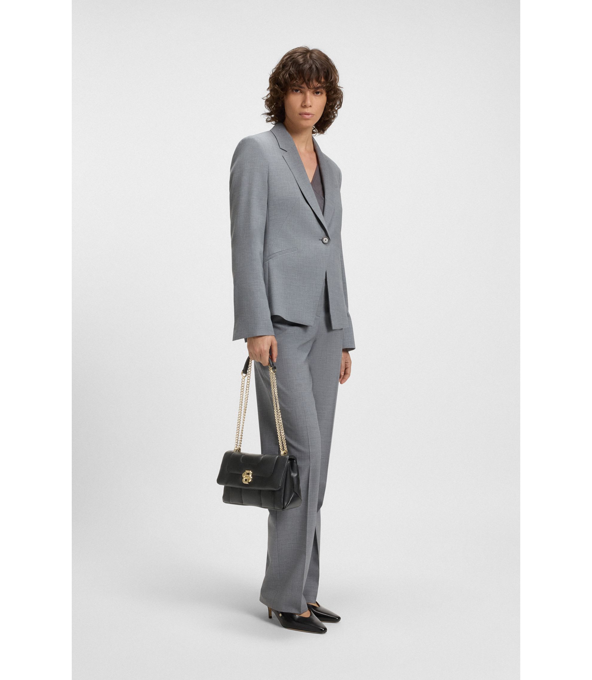 BOSS - キルティング ショルダーバッグ Double Bモノグラム