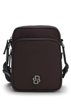 Twill reporter bag with adjustable logo strap