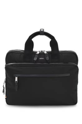 Document case with detachable shoulder strap