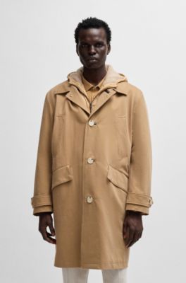 BOSS Threeinone parka jacket with down filling