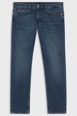 블루 컴포트 스트레치 데님 Delaware 슬림 핏 진, 블루