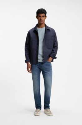 Delaware slim-fit jeans in blue comfort-stretch denim, Blue