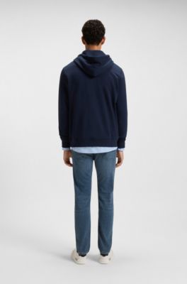 Jeans Delaware slim fit in comodo denim elasticizzato blu, Blu