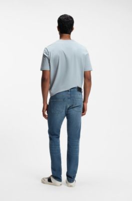 Delaware slim-fit jeans in blue comfort-stretch denim, Blue