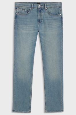 Delaware slim-fit jeans in blue comfort-stretch denim, Blue