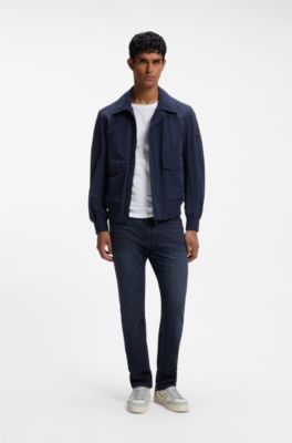 Delaware Jean Slim en denim stretch bleu confortable, Bleu fonc&eacute;