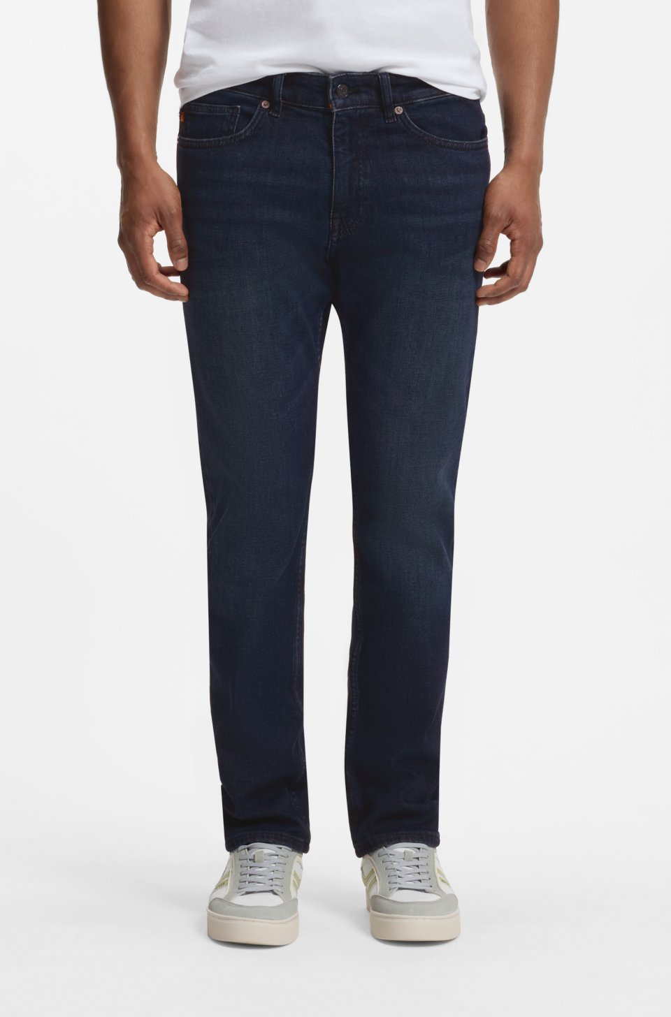 Delaware slim-fit jeans in blue comfort-stretch denim