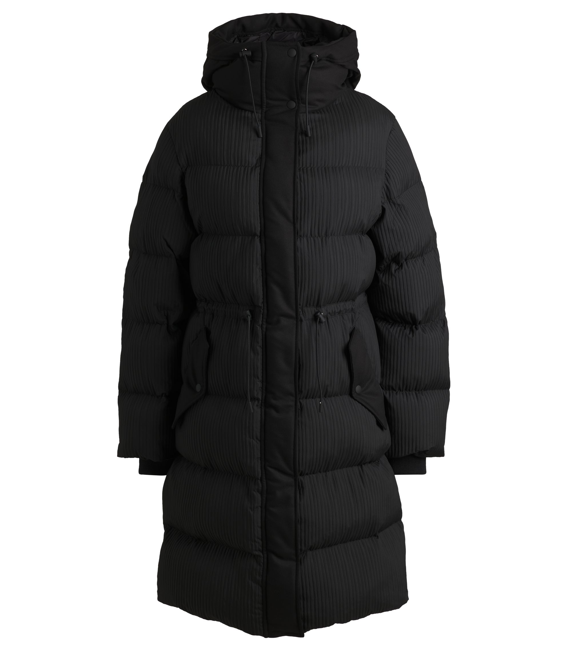 【THE HINOKI】OG cotton wool padding coat BOSS - Water-repellent parka jacket in quilted corduroy-effect