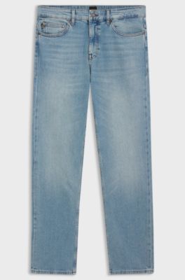 Delaware slim-fit jeans in blue comfort-stretch denim, Light Blue